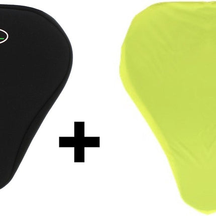 ZADELOVERTREK GEL MET WATERDICHT OVERTREK - Zadeldek met gel - Comfort fit  Saddle cover with gel - Uni  Zadelhoes - Zadeldoek