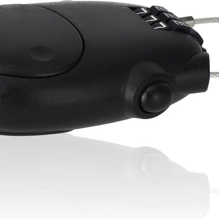 Cijferslot Set van 5 – Weerbestendig Slot met Cijfercode voor Ski’s, Snowboards, Koffers, Fietsen, Fatbikes, E-bikes & Mountainbikes – Stalen Kabel 80 cm