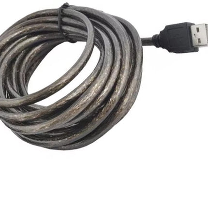 Discountershop® USB verlengkabel - USB2.0 - 5 meter snelheden tot 480 Mbit/s actieve USB2.0 poort die minimaal 500 mA