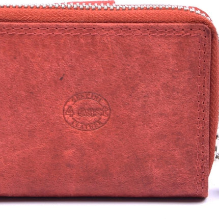 Portemonnee - Portemonnee dames - Portemonnee heren - Portemonnee pasjes - RFID Protected Anti skim - 4East - 4E-209 - Rood