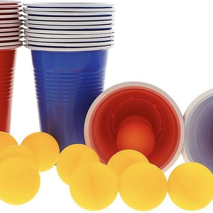 Beer Pong Beerpong - 48 delig - Drankspel - Bier - Bierpong - Bier Pong - Beerpong - Drank - Ping Pong - Drinkbekers - Drinkspel