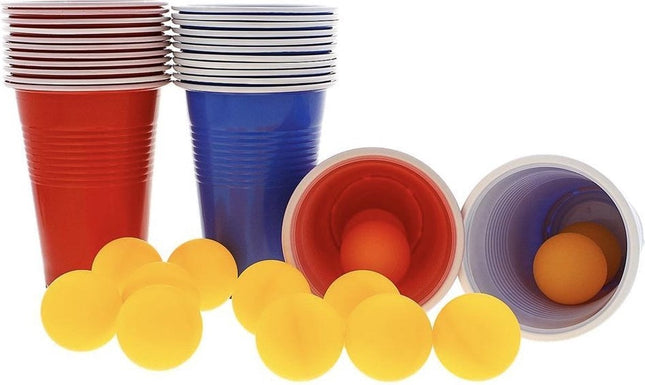 Beer Pong Beerpong - 48 delig - Drankspel - Bier - Bierpong - Bier Pong - Beerpong - Drank - Ping Pong - Drinkbekers - Drinkspel