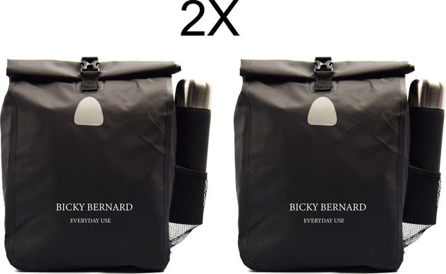 2 Stuks Enkele fietstas 21 L Enkele Fietstas | Rugzak | Oersterk 100% Waterdicht | Fietstas, Schoudertas in 1 | 21 Liter - fietstas schoudertas - schoudertas fietstas - Fietstas enkel 21 Litre - Fietstas enkel