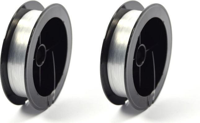 2X Vislijn Nylon koord Koord Helder fluorkoolstof Sterk monofilament visdraad 100 meter - 0.25 MM