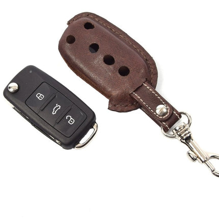 Handgemaakt Volkswagen Sleutel Cover | Leren sleutelhoesje | beschermhoesje | autosleutel