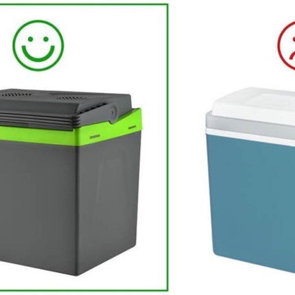 Elektrische Koelbox - 25L - AC/DC - 12V/230V - Blauw Koelt én verwarmt, dus ook handig als je eten warm wilt houden.