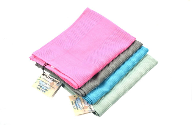 Set van 4 Professionele Polierdoek streeploos| Glazendoek | glaswerk | Poleerdoek | 42 x 68 cm