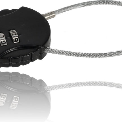 Cijferslot met Cijfercode 5 Stuks – Weerbestendige Hangsloten voor Fiets, Bagage & Wintersport – Duurzaam Staal & Plastic – Veiligheid Binnen & Buiten – 9x3.8x1.2cm