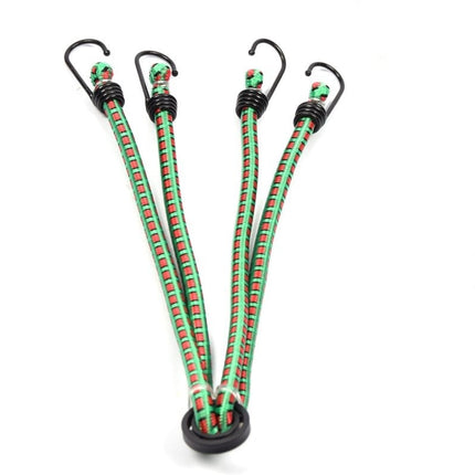 Snelbinders - Bagagespin 4 haken - spinbinder 60 cm met vier elastische armen -spinbinder 45 cm met vier elastische armen - Elastische binders - met haak- Haak - Binders