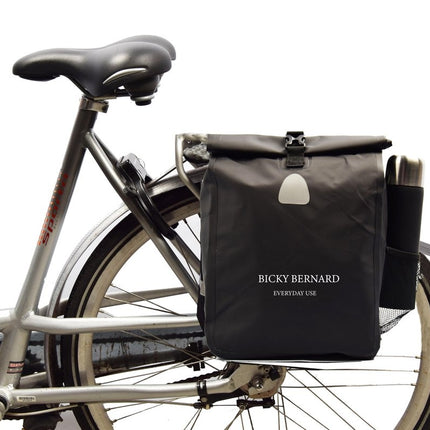 Enkele Fietstas | Rugzak | Oersterk 100% Waterdicht | Fietstas, Schoudertas in 1 | 21 Liter Enkele fietstas 21 Litre - fietstas schoudertas - schoudertas fietstas - Fietstas enkel 21 Litre - Fietstas enkel zwart