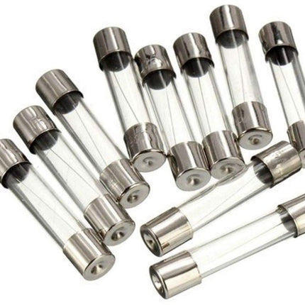Set glaszekeringen 20 stuks met verschillende ampère - Autotoebehoren - 20 stuks -5,10,15,20,25A - Auto accessories 20 Stuks Glaszekering
