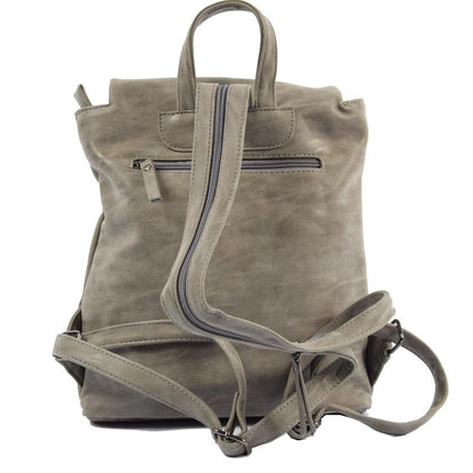 Bicky Bernard Rugzak 8 Litre - Schoudertas - Crossbodytas - tassen - tassen dames - tassen kopen - tassen hengsel - tassen grijs - Dames tas - handtas - handtassen - handtas dames - handtassen dames - handtas Grijs