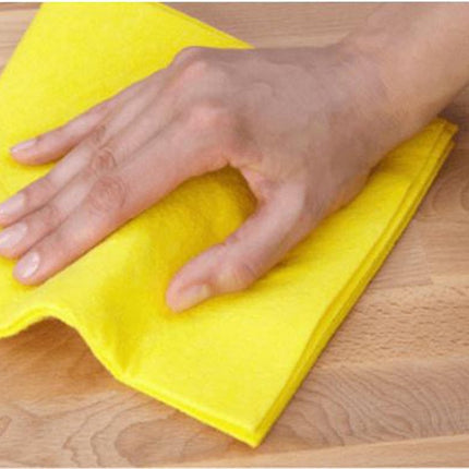 15x stuks gele huishouddoekjes - universele doekjes - schoonmaakdoekjes / schoonmaakspullen