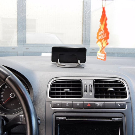 Duurzame Zwarte Rubberen Auto Dashboard Accessoires: Antislipmat - 17.50x9.50x0.05 cm