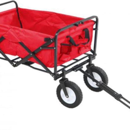 Opvouwbare Bolderkar – Multifunctionele Kar – Handwagen - 90x50x100cm – Rood