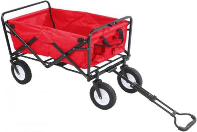 Opvouwbare Bolderkar – Multifunctionele Kar – Handwagen - 90x50x100cm – Rood
