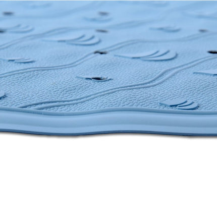 Zacht en Veilig: Blauwe Rubberen Douchemat | Anti-Slip Badmat voor Ultiem Comfort