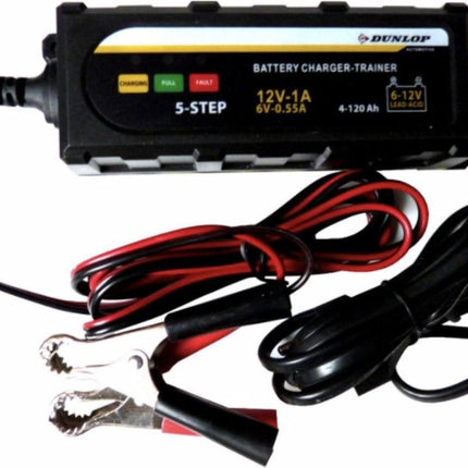 Acculader - Druppellader - Acculader voor Auto Motor Scooter Boot Camper - Reparatie Modus - 12V 6A Accu druppel oplader 6 - 12 volt - Accu oplader - zwart