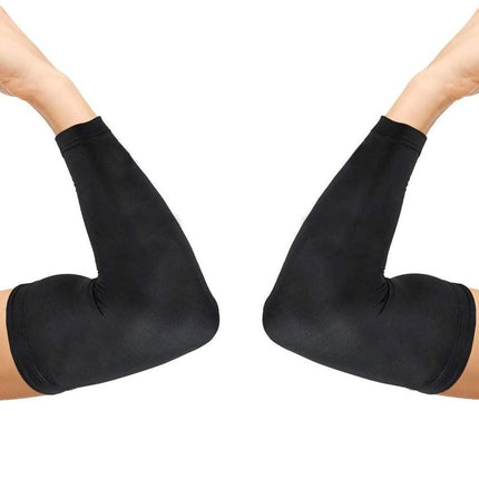 Elleboog compressiehuls (1 paar) - # 1 koper geïnfundeerde ondersteuning - gegarandeerd herstel Koperen elleboogbrace-idee voor trainingen, sport, golfers, tenniselleboog, artritis, peesontsteking- SIZE M - Maat M