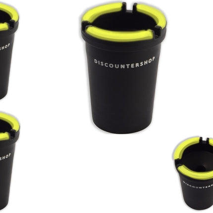 4 stuks Bekerhouder Autoasbak voor in de auto - Autoasbak - auto accessoires - lichtgevende asbak 11 cm