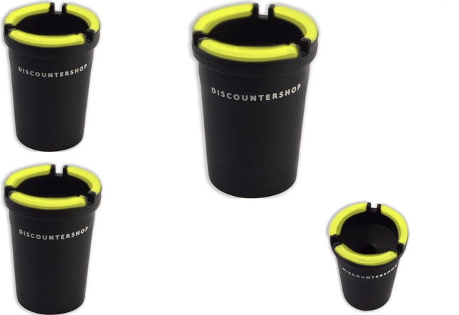 4 stuks Bekerhouder Autoasbak voor in de auto - Autoasbak - auto accessoires - lichtgevende asbak 11 cm