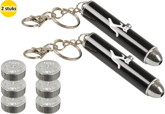 Laserpen 2 stuks voor Kattenspeeltjes: Katvriendelijk Laserlampje voor Interactief Plezier!
