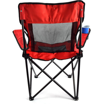 BOBO Camp - Campingstoel - Vouwstoel - Rood - STOEL OPKLAPBAAR 50X50X80CM