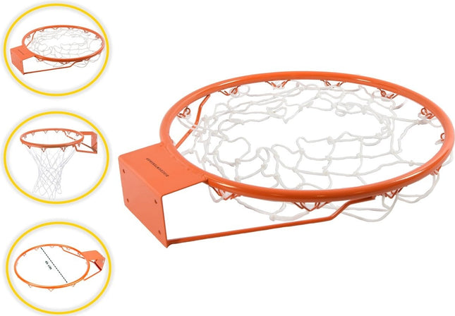 officiële Basketbalkorf - Basketbal ring - Basketbalnet - Basketring - Basketbalring Buiten maat 46CM