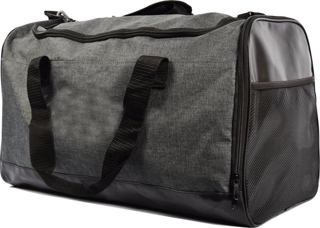 Fitnesstas - gymtas- voetbaltas - Sporttas - Grijs - 40L - 52 x 26 x 30 cm