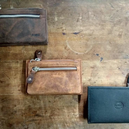 Portemonnee - portemonnee dames - portemonnee heren - portemonnee pasjes - Portemonnee creditcard - Portemonnee met creditcardhouder - creditcard portemonnee - Lederen portemonnee - Creditcardhouder - Bruin - RFID Protected Anti skim - 4E-426