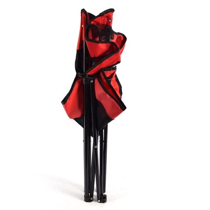 BOBO Camp - Campingstoel - Vouwstoel - Rood - STOEL OPKLAPBAAR 50X50X80CM