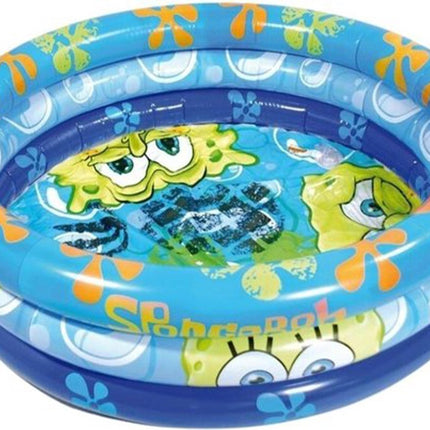 Opblaasbare Zwembad - Rond - Spongebob - 100 cm - Opblaasbaar - Kinderbad - Tuin - Zomer