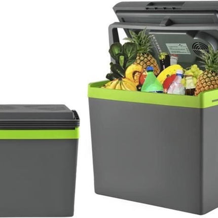 Elektrische Koelbox - 25L - AC/DC - 12V/230V - Blauw Koelt én verwarmt, dus ook handig als je eten warm wilt houden.