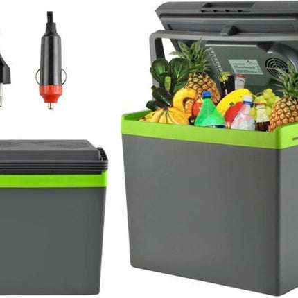 Elektrische Koelbox - 25L - AC/DC - 12V/230V - Blauw Koelt én verwarmt, dus ook handig als je eten warm wilt houden.