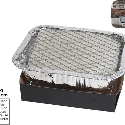1 Stuks |Instant Picnic wegwerp BBQ| voor 4 personen | Wegwerp - Buiten barbecue - Tafel - Rooster - Balkon - Picknick - Barbecue accessoires |wegwerpbarbecue |Grill - Barbecue kopen - Barbecuen - Barbecue saus-1200g