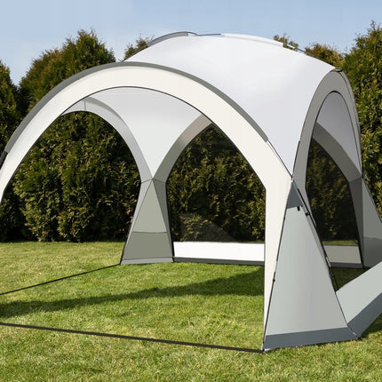 Paviljoen Tuintent met LED verlichting en afstandsbediening 350 bij 350 bij 240 cm - Partytent