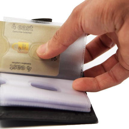 Pasjeshouder - creditcardhouder - RFID- 4East Pasjeshouder - Creditcardhouder zwart