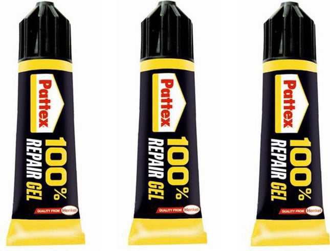 3 stuks Secondelijm 100% repair lijm - secondelijm - Lijm - Sterk 100 % repair lijm - Pattex lijm - Pattex secondelijm