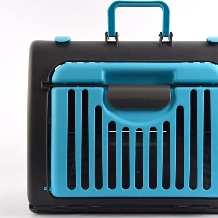 Transportbox voor uw Hond - Honden transportbox - transportbox hond opvouwbaar - hondentransportbox - transportboxen Goedkope transportboxen hond - Transportkooi - Blauw