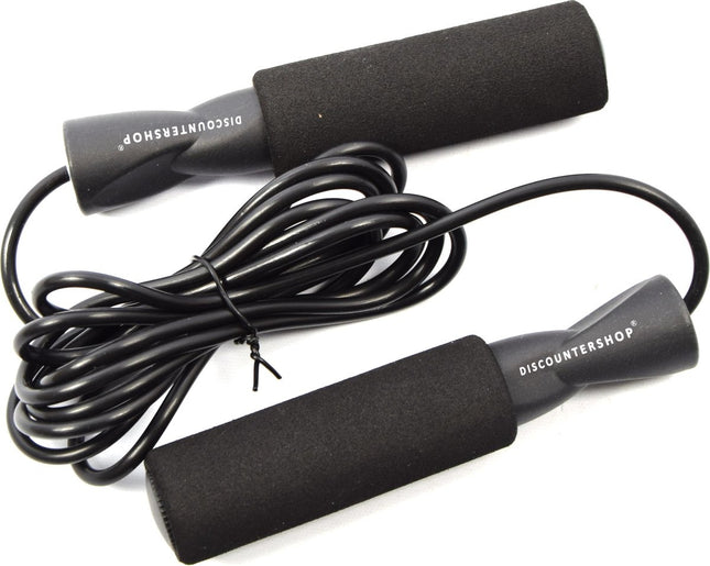 Springtouw - Sport springtouw - Fitness springtouw - met Rubber Handgrepen Professioneel Sport Springtouw