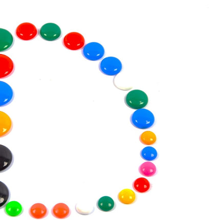Magnetische memoclips - 24x stuks magneten voor boodschappen memo's op de koelkast - Memoclips - magneet - 24x stuks memo / whiteboard magneten - wit / rood / blauw / zwart - koelkastmagneet / memo magneten / organizer magneetjes - school & kantoor
