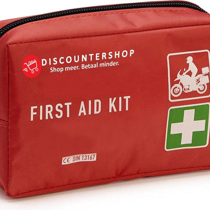 First Aid Kit - EHBO Doos - 41-Delig - Verbandtrommel - Verbanddoos - Verbanddoos motor en auto