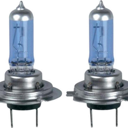2 STUKS 12V 60/55W H4 P43t Halogeenlamp 6500K Auto Halogeenlamp Xenon Donkerblauw Glas Super Wit Hoog Wattage Lamp Off Road Gebruik H4 autolampen - H4 - 12V 55W - 2 Stuk | Blauw