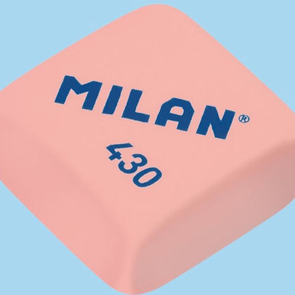 30 gummen - Het klassieke MILAN-Rubber Gum |Zachte Gum | Gummen | Knutselen | 2,8 x 2,8 x 3 cm Wit,Roze