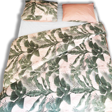 Wild Plants - Dekbedovertrekset - Tweepersoons - 200x200/220 + 2 kussenslopen 60x70 - Groen - Katoen