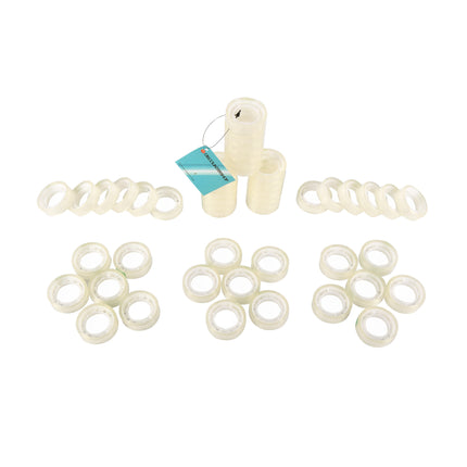 Duurzame transparante Verpakkingstape Rol - 36 Rollen Plakband van elk 10m - 4cm x 1.2cm - Polyester en Plastic - 6 Sets