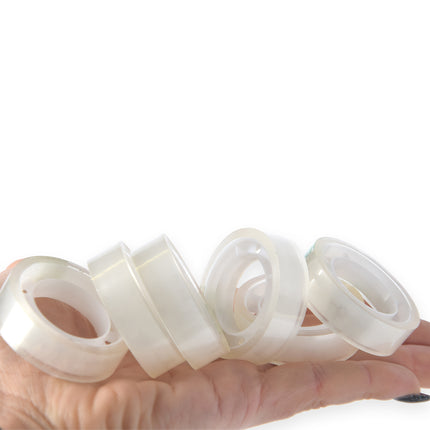 Duurzame transparante Verpakkingstape Rol - 36 Rollen Plakband van elk 10m - 4cm x 1.2cm - Polyester en Plastic - 6 Sets
