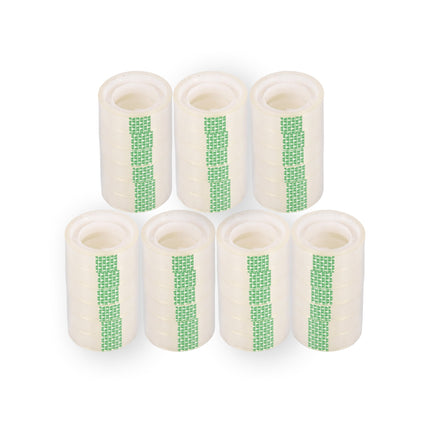 Verpakkingstape Rol met 7 Sets Doorzichtige Plakband - 42 rollen - Handig voor Thuisgebruik - 4cm x 1.2cm - 245g