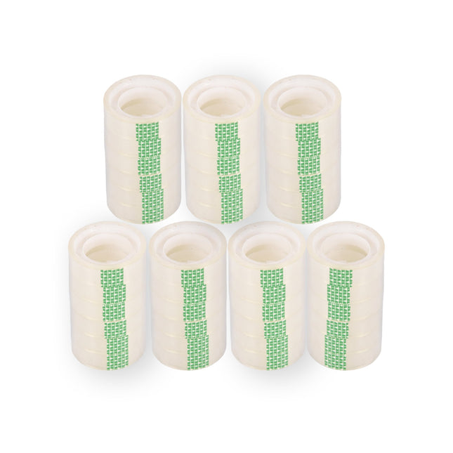 Verpakkingstape Rol met 7 Sets Doorzichtige Plakband - 42 rollen - Handig voor Thuisgebruik - 4cm x 1.2cm - 245g