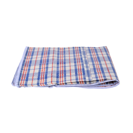 Compacte Opbergtas met Ritsluiting - 130L - Voor Georganiseerde Opslag - 80cm x 58cm x 28cm - Blauw & Wit & Rood